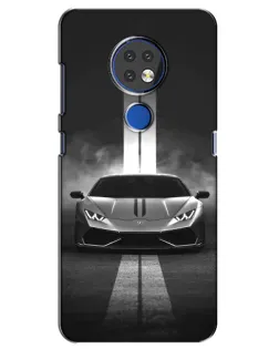 Чехол для Nokia 6.2 (2019) с картинкой «Lamborghini симметрия дорог»