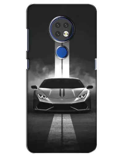 Чехол для Nokia 6.2 (2019) с картинкой «Lamborghini симметрия дорог»
