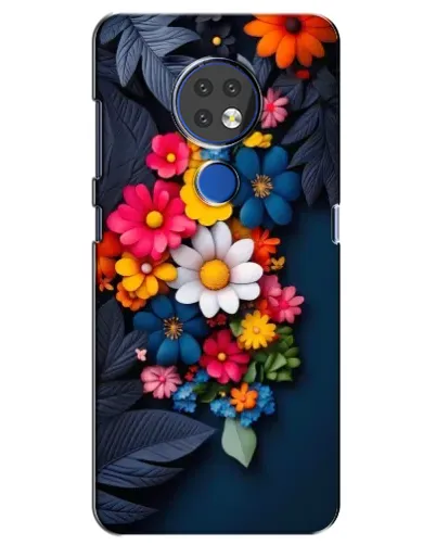 Чехол для Nokia 6.2 (2019) с картинкой «Цветочная феерия» Чехол для Nokia 6.2 (2019) с картинкой «Цветочная феерия»