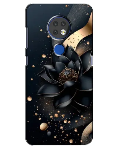Чехол для Nokia 6.2 (2019) с картинкой «Черный лотос» Чехол для Nokia 6.2 (2019) с картинкой «Черный лотос»