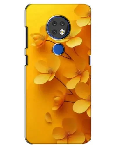 Чехол для Nokia 6.2 (2019) с картинкой «Золотые лепестки» Чехол для Nokia 6.2 (2019) с картинкой «Золотые лепестки»