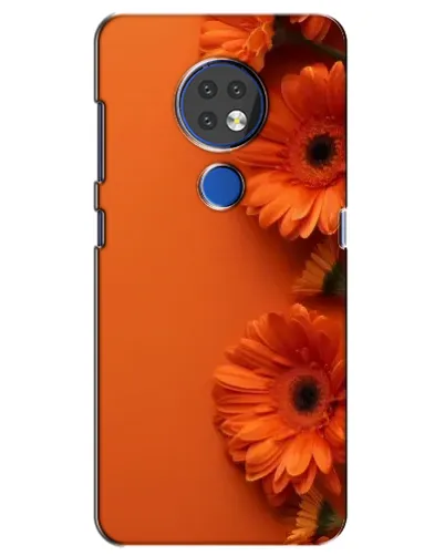 Чехол для Nokia 6.2 (2019) с картинкой «Оранжевые герберы» Чехол для Nokia 6.2 (2019) с картинкой «Оранжевые герберы»