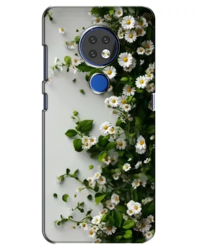 Чехол для Nokia 6.2 (2019) с картинкой «Ветка мелких белых цветов» Чехол для Nokia 6.2 (2019) с картинкой «Ветка мелких белых цветов»
