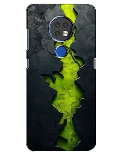 Чехол для Nokia 6.2 (2019) с картинкой «Салатовый разлом скалы» Чехол для Nokia 6.2 (2019) с картинкой «Салатовый разлом скалы»