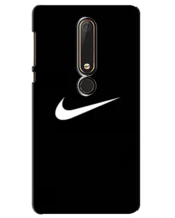 Чехол для Nokia 6 2018 с картинкой «Минималистический Найк» Чехол для Nokia 6 2018 с картинкой «Минималистический Найк»