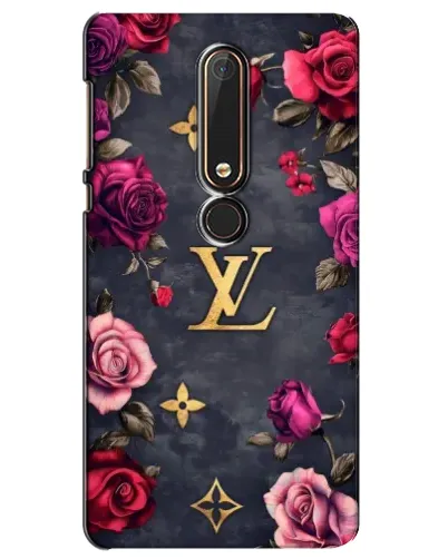 Чехол для Nokia 6 2018 с картинкой «Цветочный Louis Vuitton» Чехол для Nokia 6 2018 с картинкой «Цветочный Louis Vuitton»