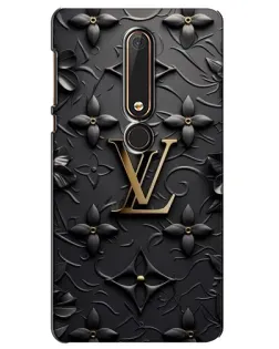 Чехол для Nokia 6 2018 с картинкой «Кожаная текстура LV» Чехол для Nokia 6 2018 с картинкой «Кожаная текстура LV»