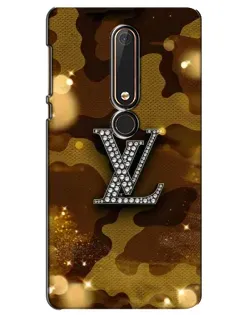 Чехол для Nokia 6 2018 с картинкой «Камуфляжный Louis Vuitton» Чехол для Nokia 6 2018 с картинкой «Камуфляжный Louis Vuitton»