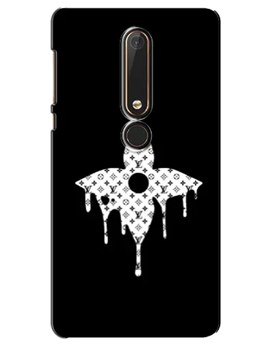 Чехол для Nokia 6 2018 с картинкой «Цветочная монограмма» Чехол для Nokia 6 2018 с картинкой «Цветочная монограмма»