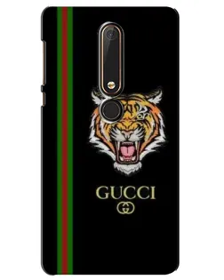 Чохол для Nokia 6 2018 з картинкою «Тигр Gucci» Чохол для Nokia 6 2018 з картинкою «Тигр Gucci»