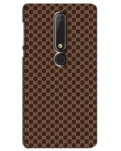 Чехол для Nokia 6 2018 с картинкой «Gucci — шоколадная сетка» Чехол для Nokia 6 2018 с картинкой «Gucci — шоколадная сетка»