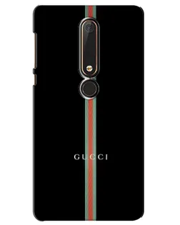 Чехол для Nokia 6 2018 с картинкой «Gucci — строгая линия» Чехол для Nokia 6 2018 с картинкой «Gucci — строгая линия»