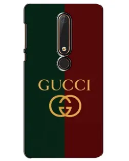 Чехол для Nokia 6 2018 с картинкой «Gucci — темно-зеленый градиент» Чехол для Nokia 6 2018 с картинкой «Gucci — темно-зеленый градиент»