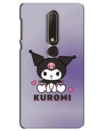 Чехол для Nokia 6 2018 с картинкой «Kuromi — фиолетовый арт» Чехол для Nokia 6 2018 с картинкой «Kuromi — фиолетовый арт»