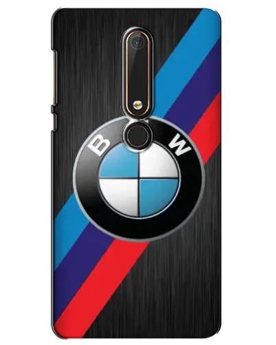 Чехол для Nokia 6 2018 с картинкой «BMW M-stripes стиль»