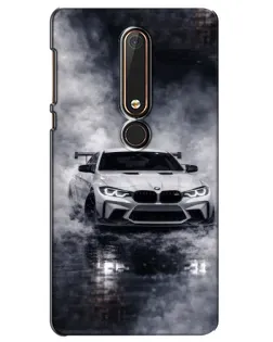 Чехол для Nokia 6 2018 с картинкой «BMW сквозь туман»
