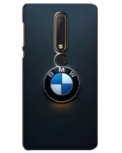Чехол для Nokia 6 2018 с картинкой «Логотип BMW — минимализм»