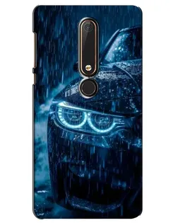 Чехол для Nokia 6 2018 с картинкой «BMW под дождем»