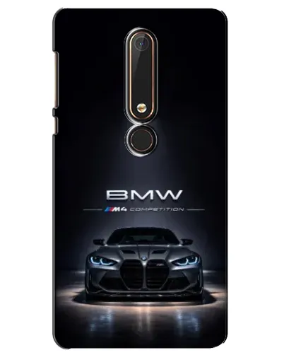 Чехол для Nokia 6 2018 с картинкой «BMW сквозь ночной город» Чехол для Nokia 6 2018 с картинкой «BMW сквозь ночной город»