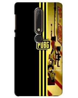 Чохол для Nokia 6 2018 з картинкою «PUBG — камуфляжний шолом»