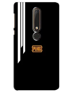 Чохол для Nokia 6 2018 з картинкою «PUBG — вертикальні лінії»
