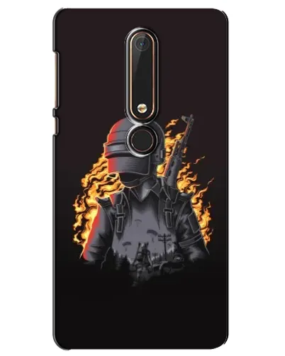 Чохол для Nokia 6 2018 з картинкою «PUBG — вогняний силует» Чохол для Nokia 6 2018 з картинкою «PUBG — вогняний силует»