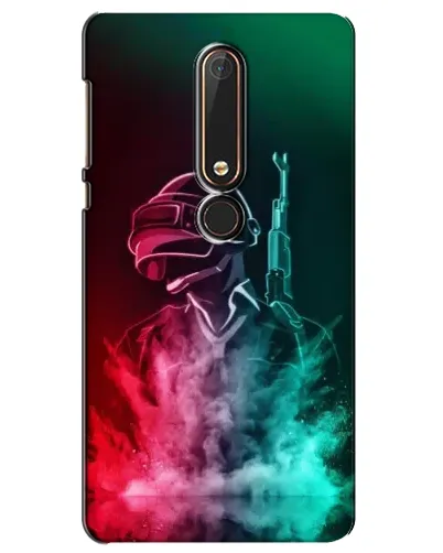 Чохол для Nokia 6 2018 з картинкою «PUBG — вогняний воїн» Чохол для Nokia 6 2018 з картинкою «PUBG — вогняний воїн»
