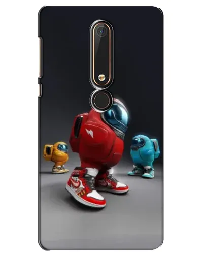 Чехол для Nokia 6 2018 с картинкой «Among Us — 3D стиль» Чехол для Nokia 6 2018 с картинкой «Among Us — 3D стиль»