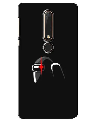 Чехол для Nokia 6 2018 с картинкой «Among Us шлем» Чехол для Nokia 6 2018 с картинкой «Among Us шлем»