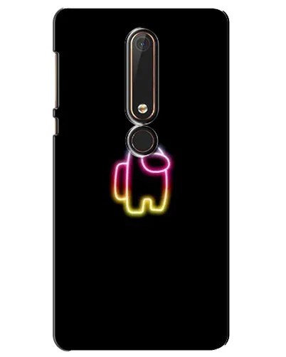 Чехол для Nokia 6 2018 с картинкой «Among Us градиент» Чехол для Nokia 6 2018 с картинкой «Among Us градиент»