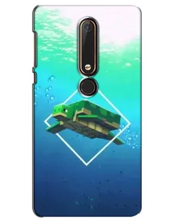 Чехол для Nokia 6 2018 с картинкой «Черепаха Minecraft» Чехол для Nokia 6 2018 с картинкой «Черепаха Minecraft»
