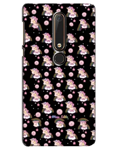 Чехол для Nokia 6 2018 с картинкой «Magic Unicorn паттерн» Чехол для Nokia 6 2018 с картинкой «Magic Unicorn паттерн»