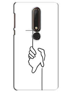 Чохол для Nokia 6 2018 з картинкою «Рука тримає»