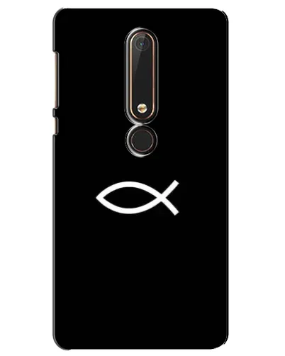 Чехол для Nokia 6 2018 с картинкой «Символ рыбы Jesus» Чехол для Nokia 6 2018 с картинкой «Символ рыбы Jesus»