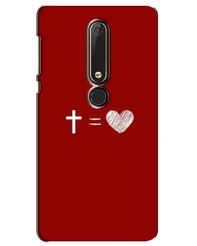 Чехол для Nokia 6 2018 с картинкой «Уравнение любви» Чехол для Nokia 6 2018 с картинкой «Уравнение любви»