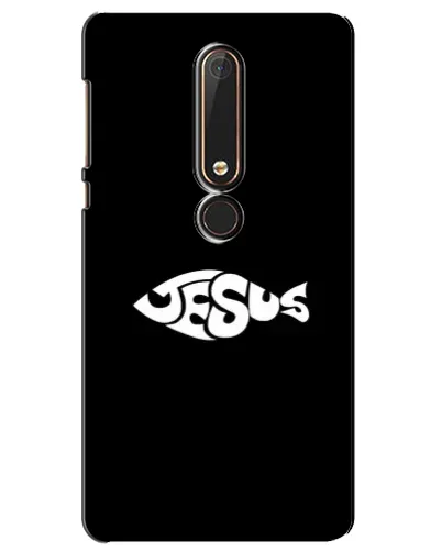 Чехол для Nokia 6 2018 с картинкой «Рыба Jesus» Чехол для Nokia 6 2018 с картинкой «Рыба Jesus»