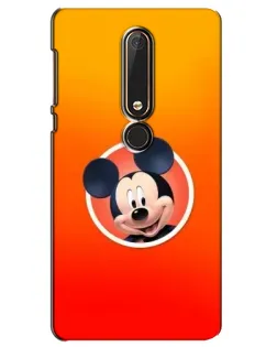 Чехол для Nokia 6 2018 с картинкой «Mickey в круге»