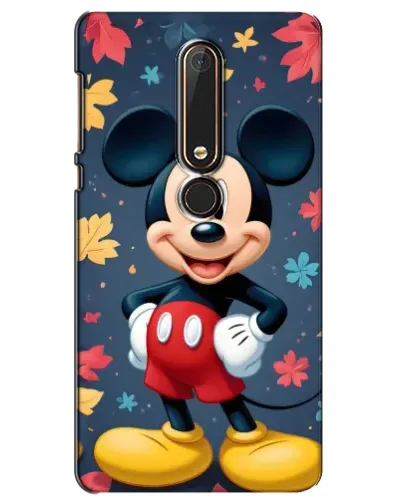 Чехол для Nokia 6 2018 с картинкой «Осенний Mickey Mouse»