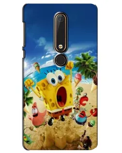 Чехол для Nokia 6 2018 с картинкой «Развлечения на пляже» Чехол для Nokia 6 2018 с картинкой «Развлечения на пляже»