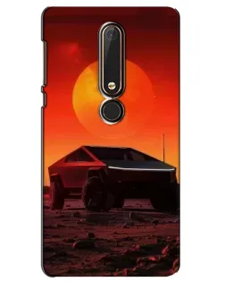 Чохол для Nokia 6 2018 з картинкою «Cybertruck на Марсі»