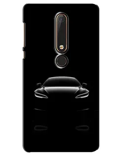 Чохол для Nokia 6 2018 з картинкою «Силует Tesla Night»