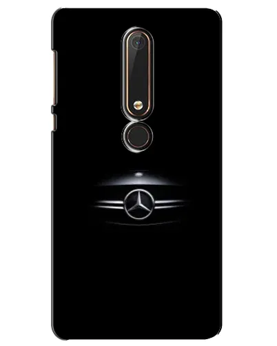 Чехол для Nokia 6 2018 с картинкой «Mercedes — абстрактные линии»