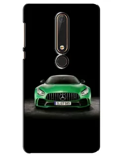 Чехол для Nokia 6 2018 с картинкой «Mercedes — неоновый лого» Чехол для Nokia 6 2018 с картинкой «Mercedes — неоновый лого»