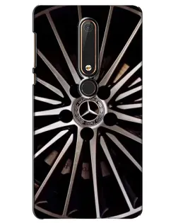 Чехол для Nokia 6 2018 с картинкой «Диск Mercedes» Чехол для Nokia 6 2018 с картинкой «Диск Mercedes»