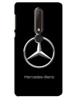 Чехол для Nokia 6 2018 с картинкой «Mercedes Silver Logo» Чехол для Nokia 6 2018 с картинкой «Mercedes Silver Logo»