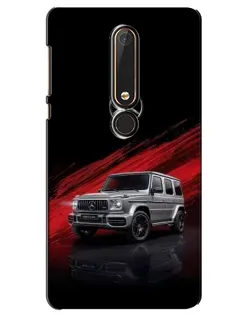Чехол для Nokia 6 2018 с картинкой «Mercedes G-Class красный» Чехол для Nokia 6 2018 с картинкой «Mercedes G-Class красный»