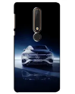 Чехол для Nokia 6 2018 с картинкой «Ночной Mercedes EQ» Чехол для Nokia 6 2018 с картинкой «Ночной Mercedes EQ»