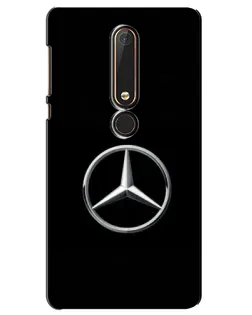 Чехол для Nokia 6 2018 с картинкой «Mercedes классический лого» Чехол для Nokia 6 2018 с картинкой «Mercedes классический лого»