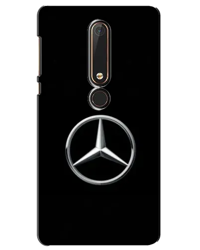 Чехол для Nokia 6 2018 с картинкой «Mercedes классический лого»