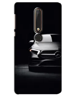 Чехол для Nokia 6 2018 с картинкой «Свет фар Mercedes» Чехол для Nokia 6 2018 с картинкой «Свет фар Mercedes»